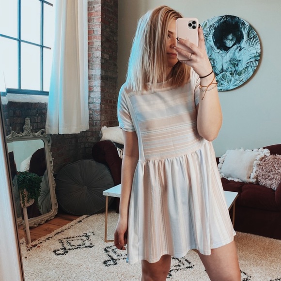 pastel babydoll dress